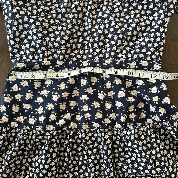 French Connection Tiered Ditsy Floral‎ Mini Puff Sleeve Whimsy Girly Size 6 - Picture 5 of 9